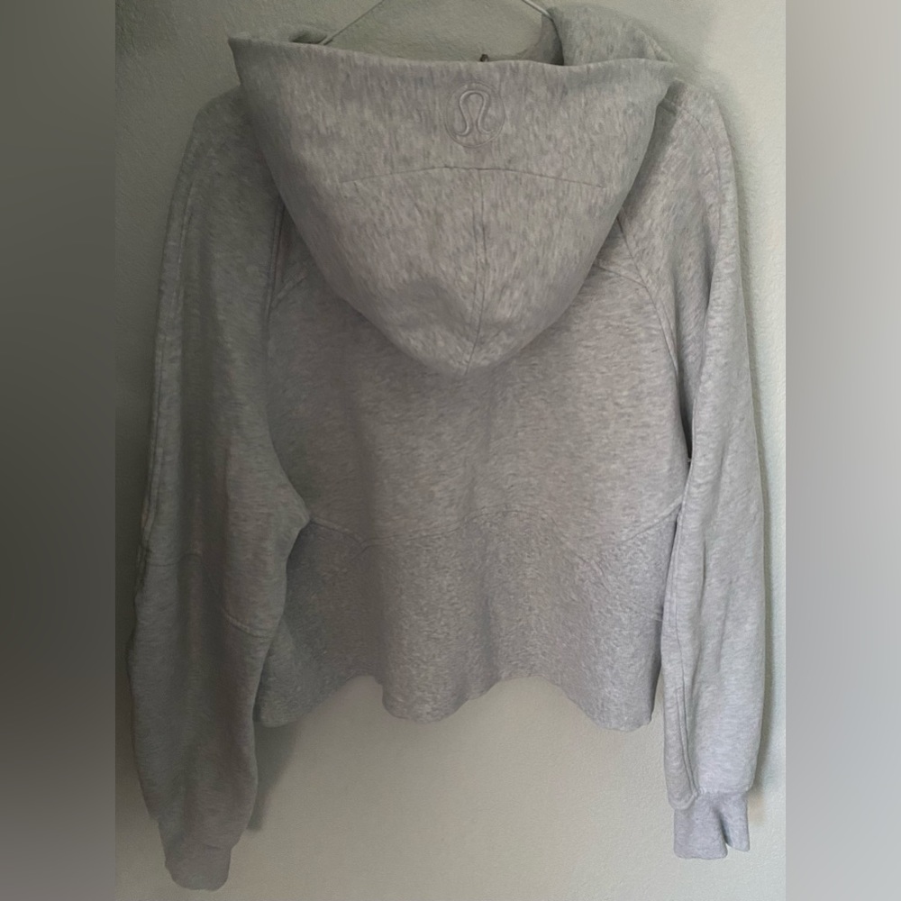 Lululemon scuba oversized half zip hoodie heathered grey XL XXL